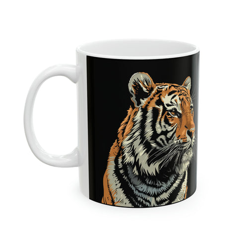 Tiger Mug | Tiger Coffee Mug | Cute Tiger Gift | Tiger Presents | Tiger Mug 1 11oz