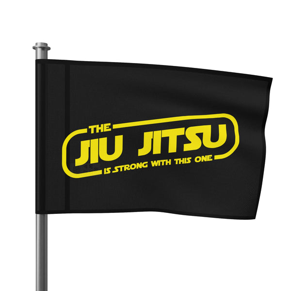 Brazilian Jiu Jitsu The Jiu-Jitsu Is Strong With This One Flag Banner | BJJ Flag