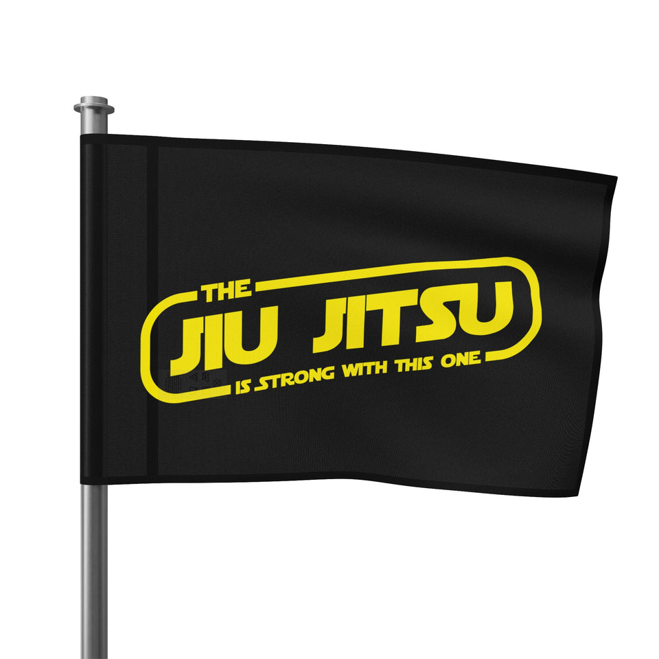 Brazilian Jiu Jitsu The Jiu-Jitsu Is Strong With This One Flag Banner | BJJ Flag