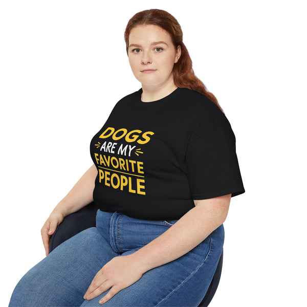 Dogs Are My Favorite People Dog Shirt | Dog Gift | Dog Merchandise | Dog Gifts | Dog Presents Unisex Dog Shirts 3