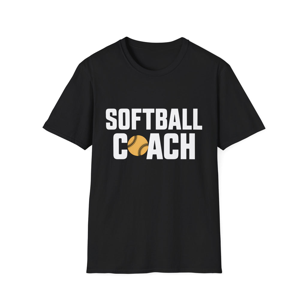 Softball Coach T-Shirt - Gift for Sports Coaches and Softball Players