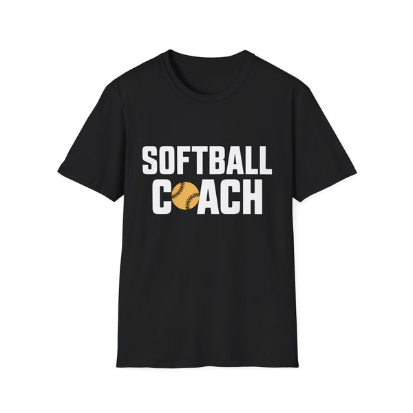 Softball Coach T-Shirt - Gift for Sports Coaches and Softball Players