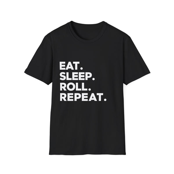 Brazilian Jiu Jitsu Eat Sleep 2 Shirt | BJJ Gift | Brazilian Jiu Jitsu Merchandise | JiuJitsu Gifts | BJJ Presents Unisex T-Shirt