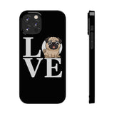 Love Pugs Slim iPhone Case | Cute Pug iPhone Case Love Pugs Slim iPhone Case | Cute Pug iPhone Case