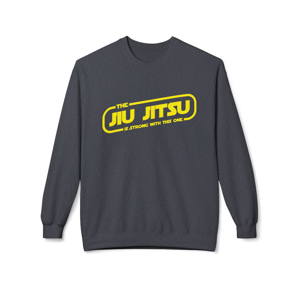 Brazilian Jiu Jitsu The JJ Is Strong With This One BJJ Unisex Midweight Softstyle Fleece Crewneck Sweatshirt