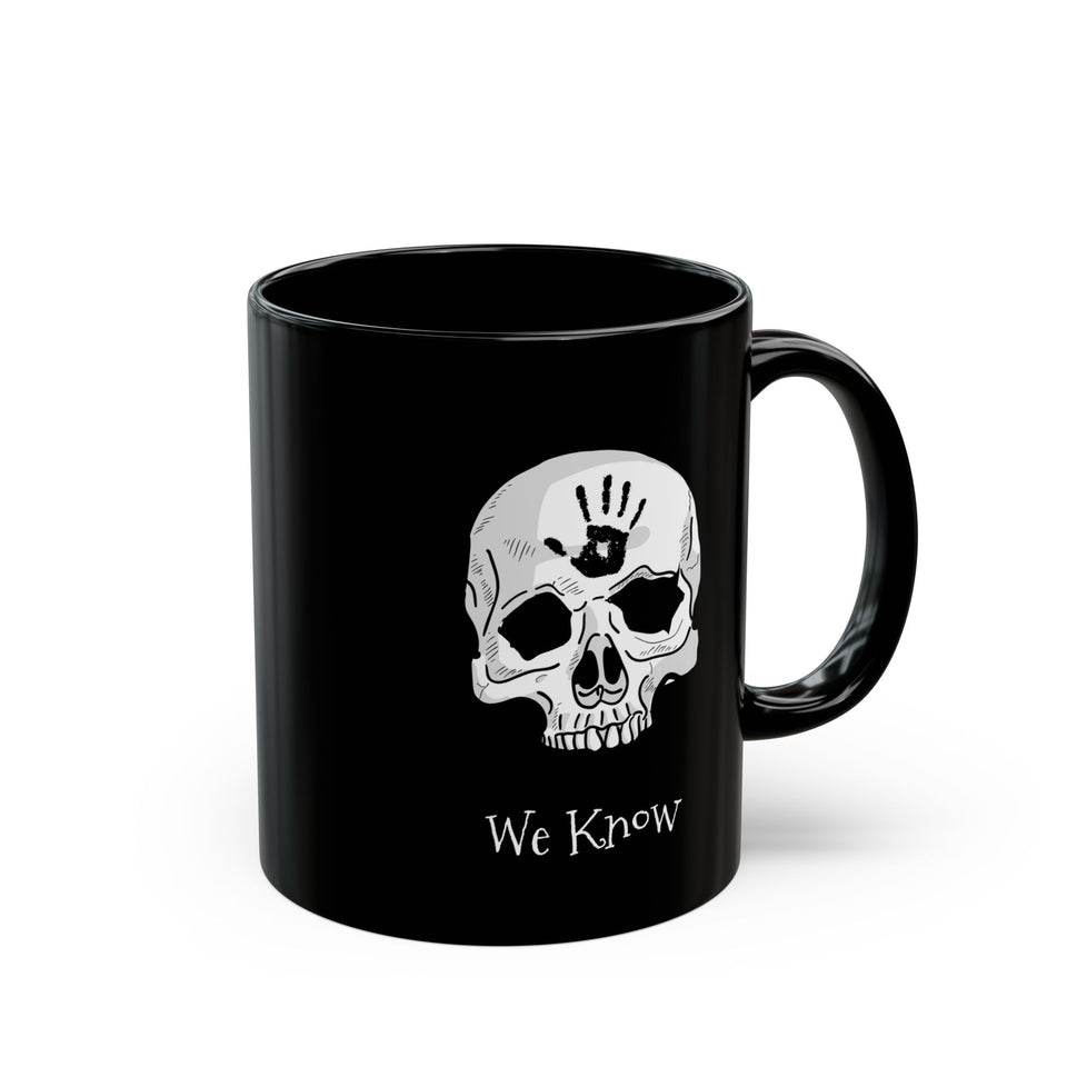 Dark Brotherhood We Know 11 oz Mug | Video Game Coffee Mug | Gaming RPG Video Game Black Mug (11oz & 15oz)