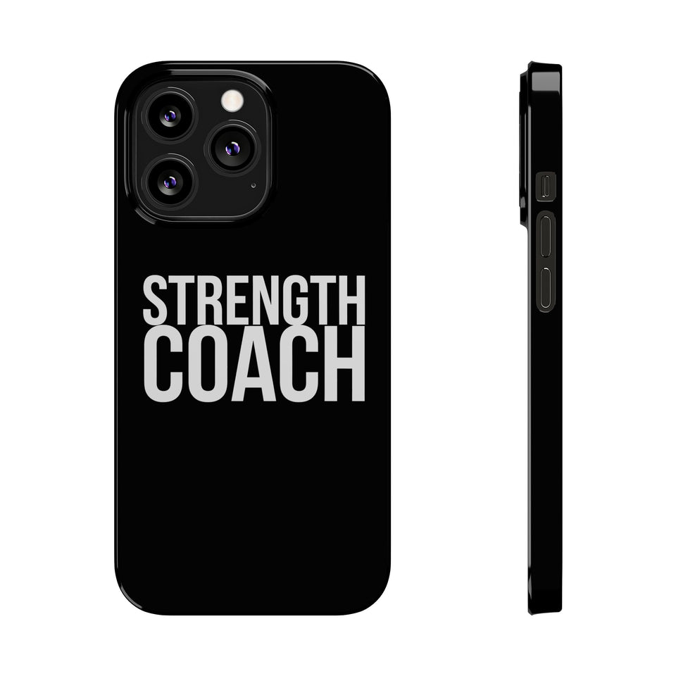 Premium Strength Coach iPhone Case | Strength Coach Gifts Slim Phone Cases