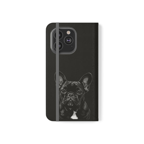 French Bulldog Phone Case | I Love My Frenchie Wallet Phone Case Gifts | IPhone & Samsung Galaxy French Bulldog Flip Cases