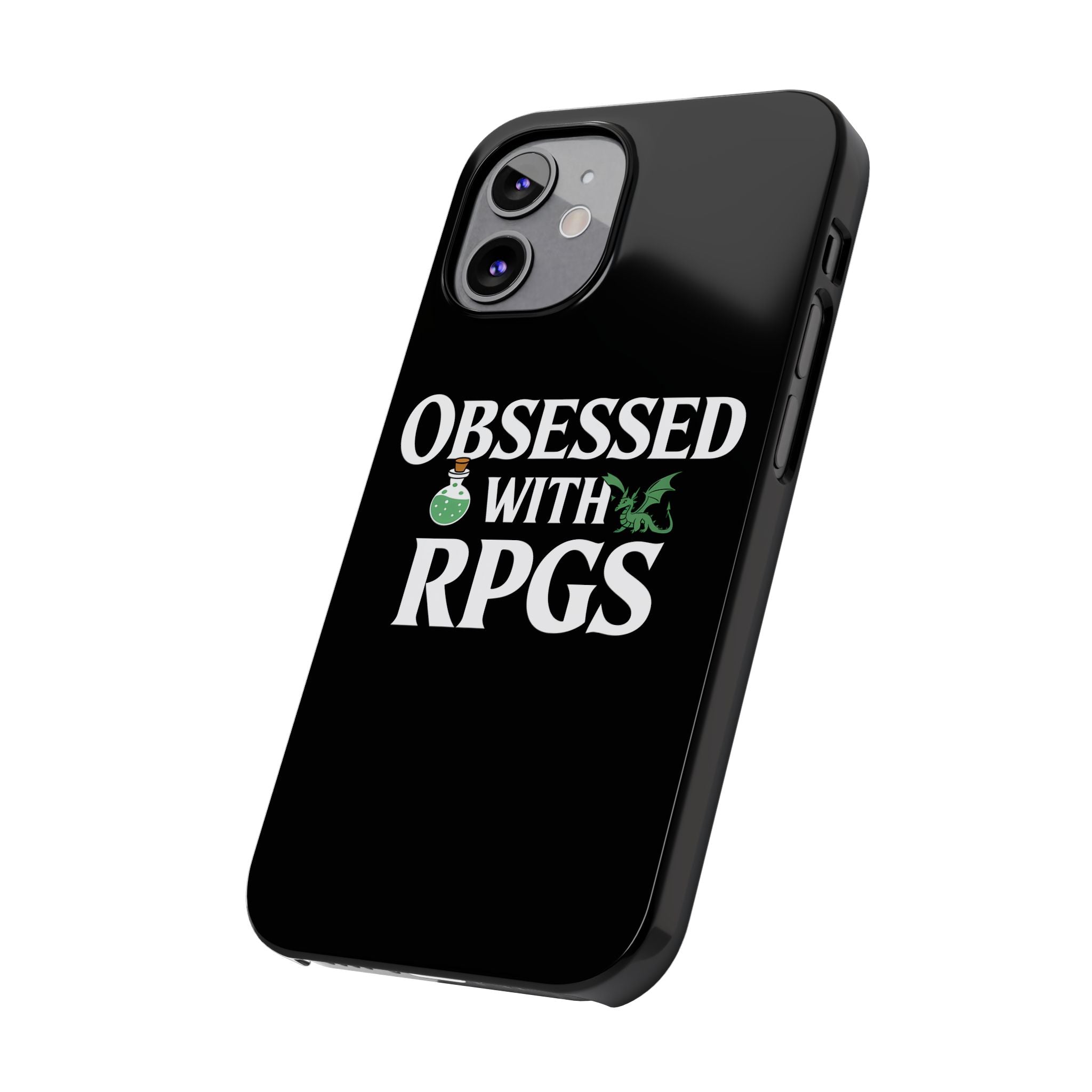 Premium Obsessed With RPGs iPhone Case | Role Playing Game Slim Phone Cases