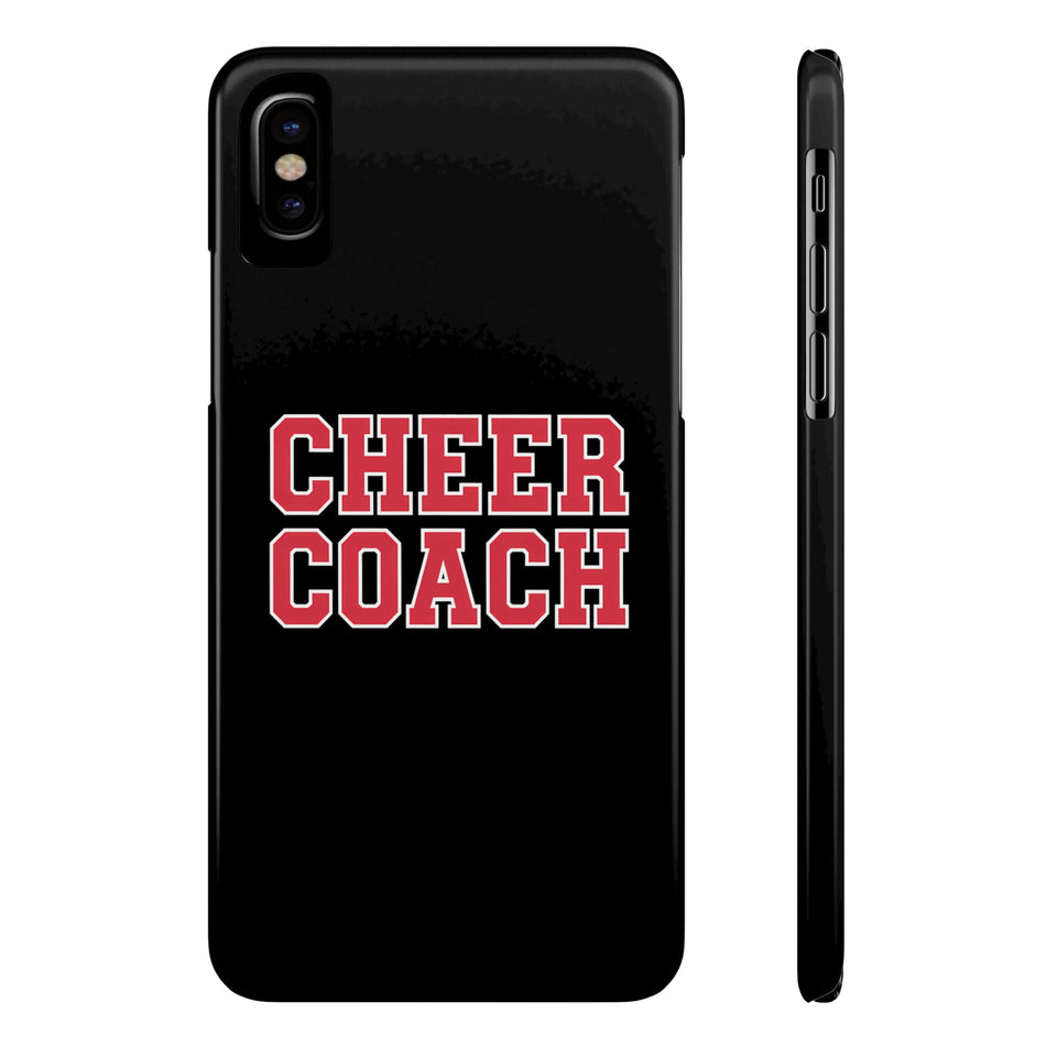 Premium Cheer Coach iPhone Case | Cheer Coach Gifts Slim Phone Cases