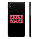 Premium Cheer Coach iPhone Case | Cheer Coach Gifts Slim Phone Cases Premium Cheer Coach iPhone Case | Cheer Coach Gifts Slim Phone Cases