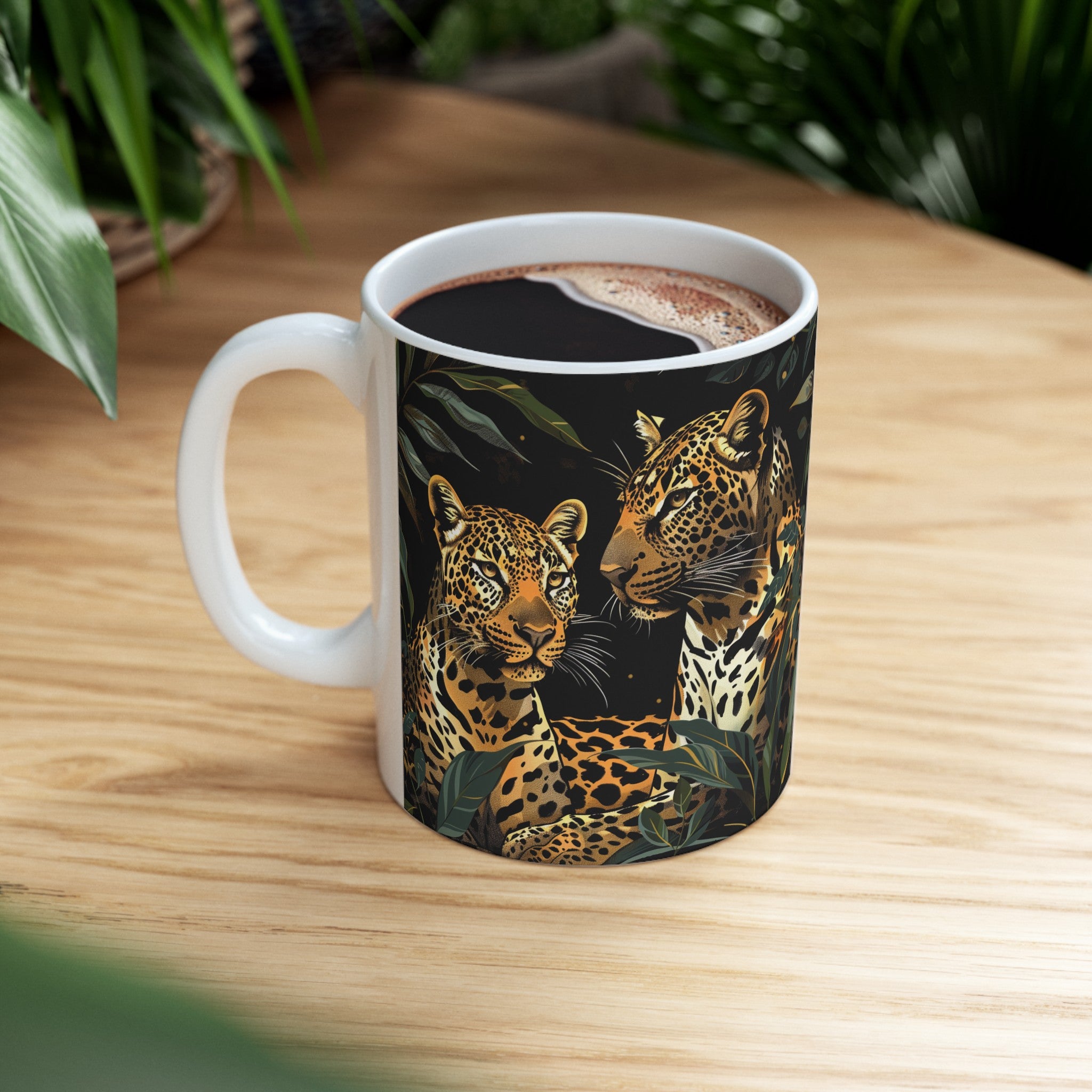 Leopard Mug | Leopard Gifts For Leopard Lovers | Leopard Presents | Leopard Ceramic Mug 11oz