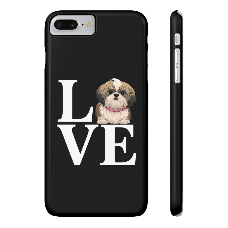 Premium Love Shih Tzu iPhone Case | Cute Shih Tzu Slim Phone Cases