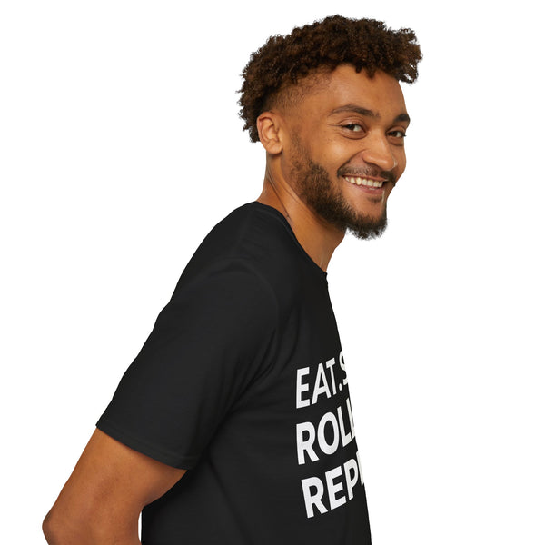 Brazilian Jiu Jitsu Eat Sleep Shirt | BJJ Gift | Brazilian Jiu Jitsu Merchandise | JiuJitsu Gifts | BJJ Presents Unisex T-Shirt