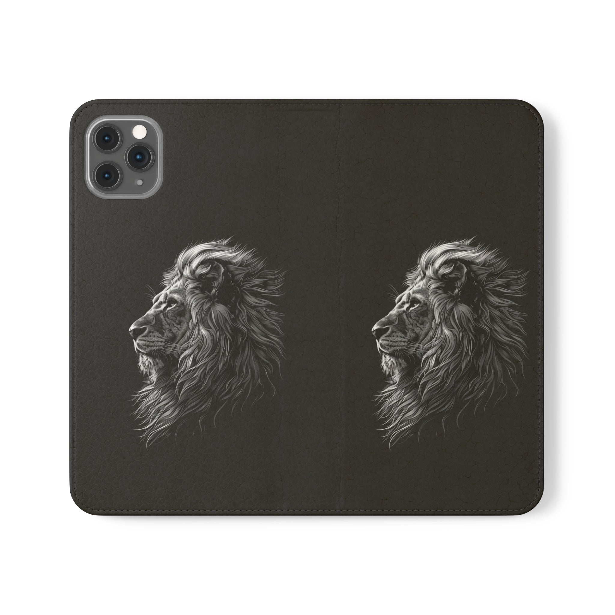 Lion Phone Case | Lion Wallet Phone Case Gifts | IPhone & Samsung Galaxy Lion Flip Cases