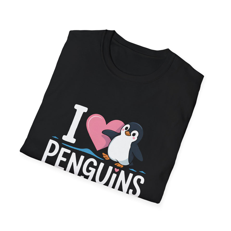 I Love Penguins Shirt - Penguin Lover T-Shirt