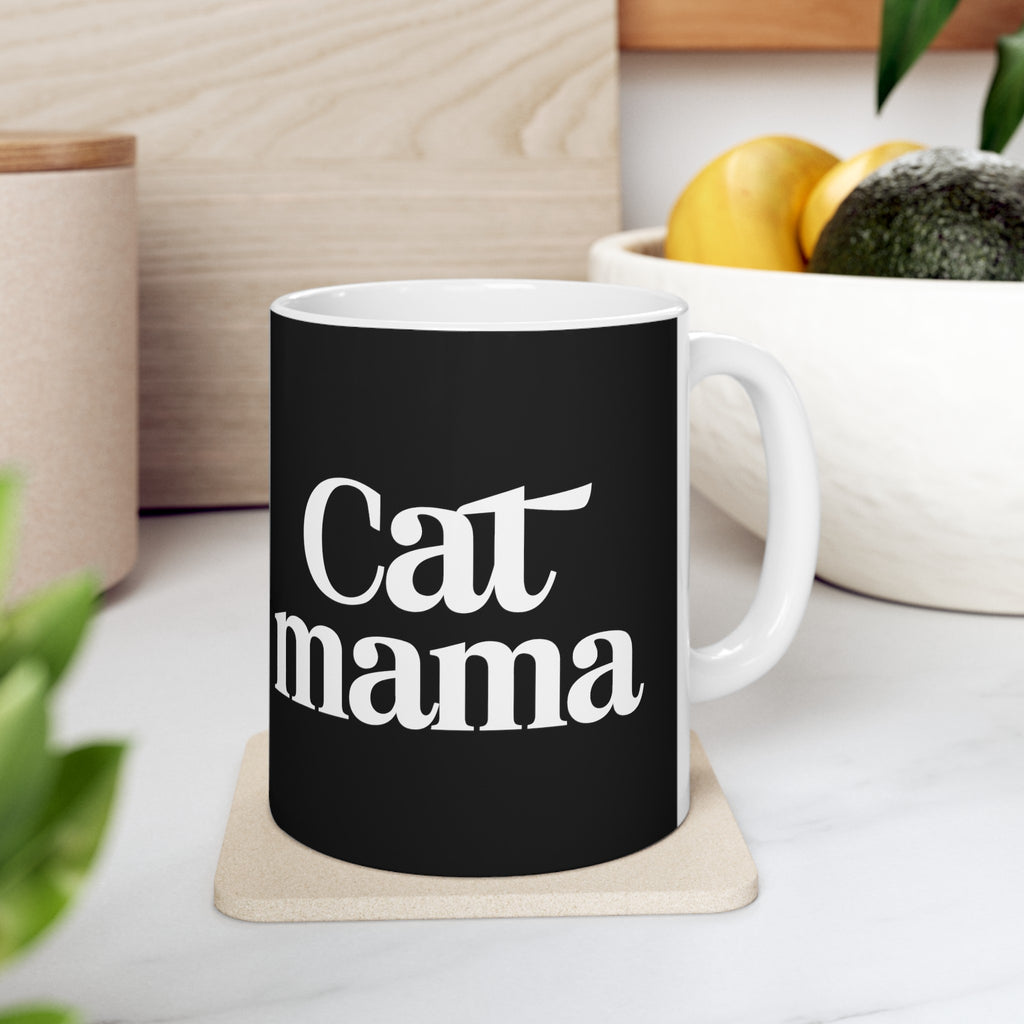 Cat Mama Mug | Cat Gift | Cat Coffee Mug | Cat Gift Ideas Mug 11oz