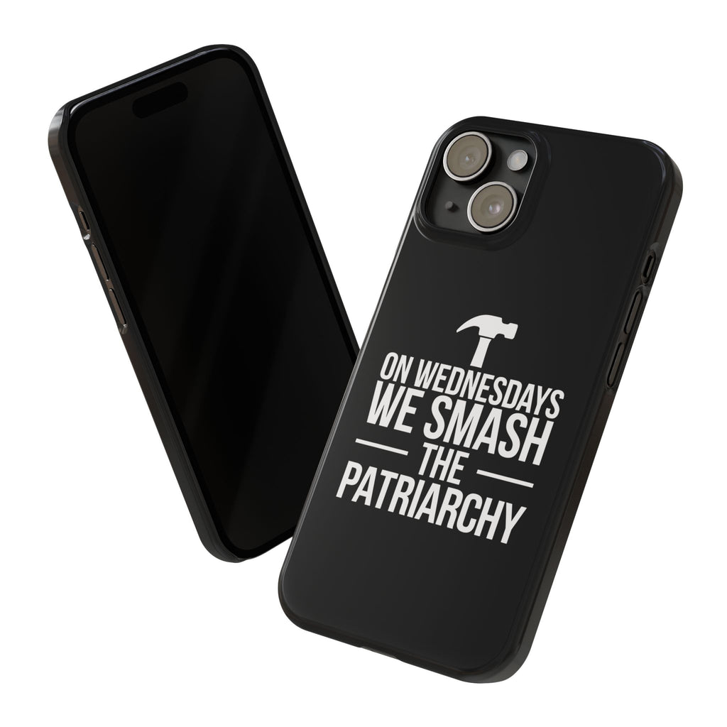 Premium On Wednesdays We Smash The Patriarchy iPhone Case | Feminist Gifts Slim Phone Cases