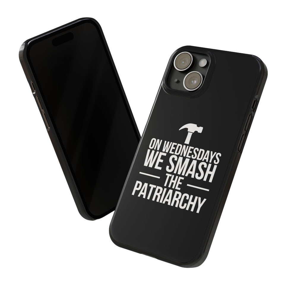 Premium On Wednesdays We Smash The Patriarchy iPhone Case | Feminist Gifts Slim Phone Cases
