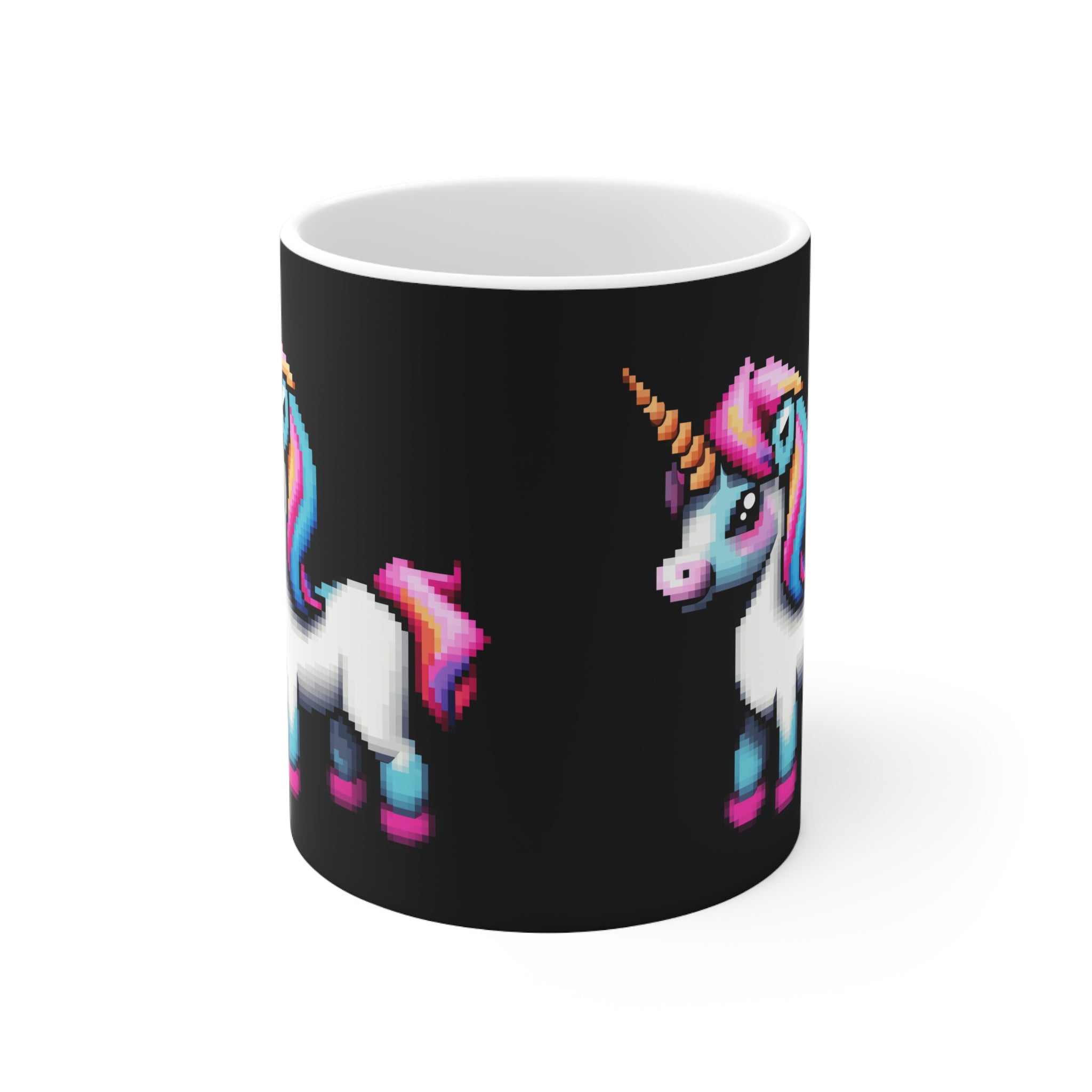 8-Bit Pixel Unicorn Mug | Unicorn Gift | Unicorn Presents | Unicorn Coffee Mug 11oz Secondary image