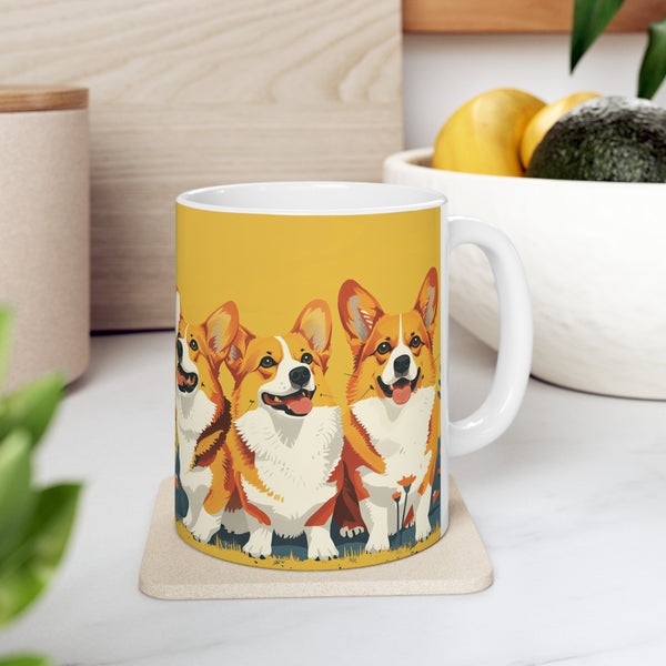 Corgi Mug Group | Corgi Gift | Corgi Coffee Mug | Corgi Presents Mug 11oz