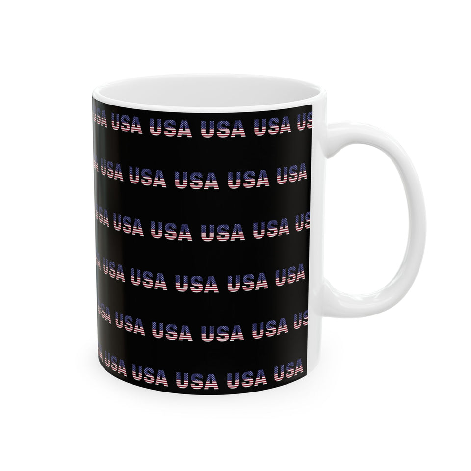 USA Flag Mug | USA Gifts | USA Flag Coffee Mug 11oz
