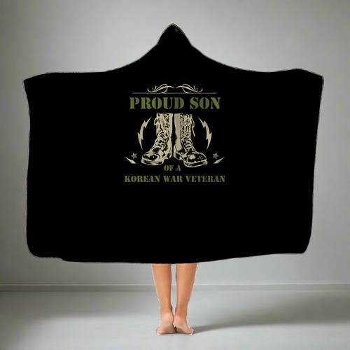Proud Son Of A Korean War Veteran Classic Adult Hooded Blanket