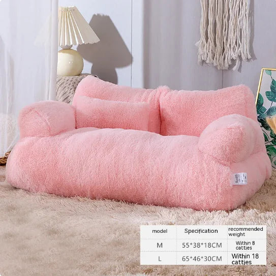 Luxury Plush Cat Bed | Cute Cat Bed