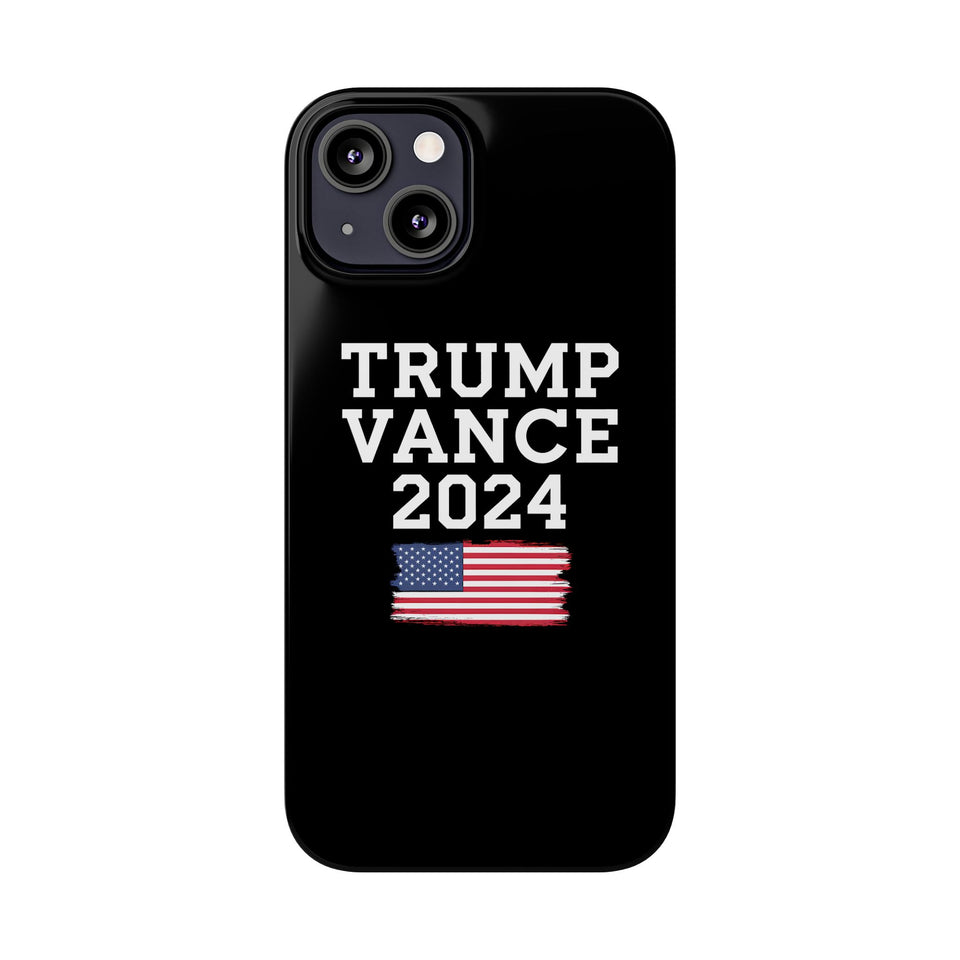 Premium Trump Vance 2024 iPhone Case | Donald Trump Gifts Slim Phone Cases