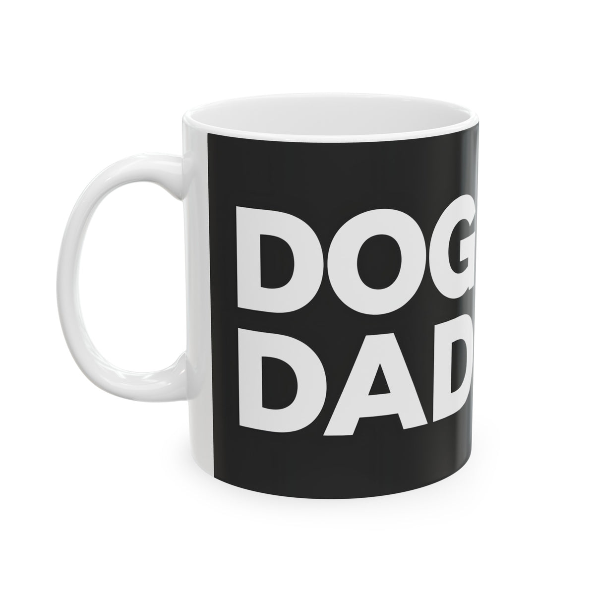 Dog Dad Mug Black | Dog Dad Gift | Dog Dad Coffee Mug | Dog Dad Presents Mug 11oz Main image