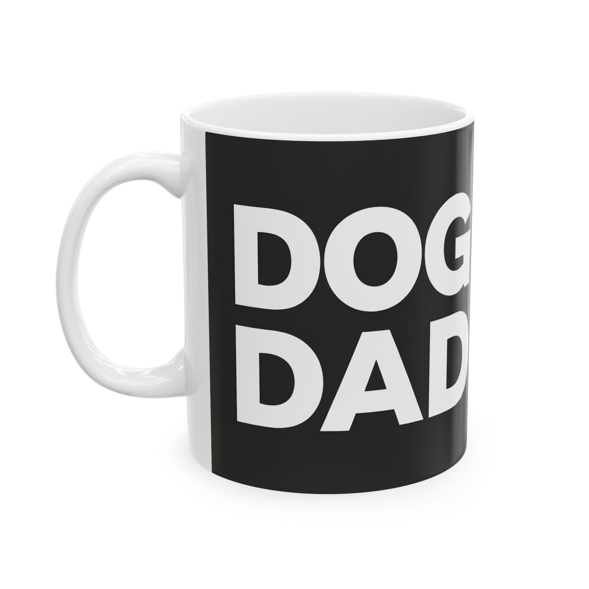 Dog Dad Mug Black | Dog Dad Gift | Dog Dad Coffee Mug | Dog Dad Presents Mug 11oz