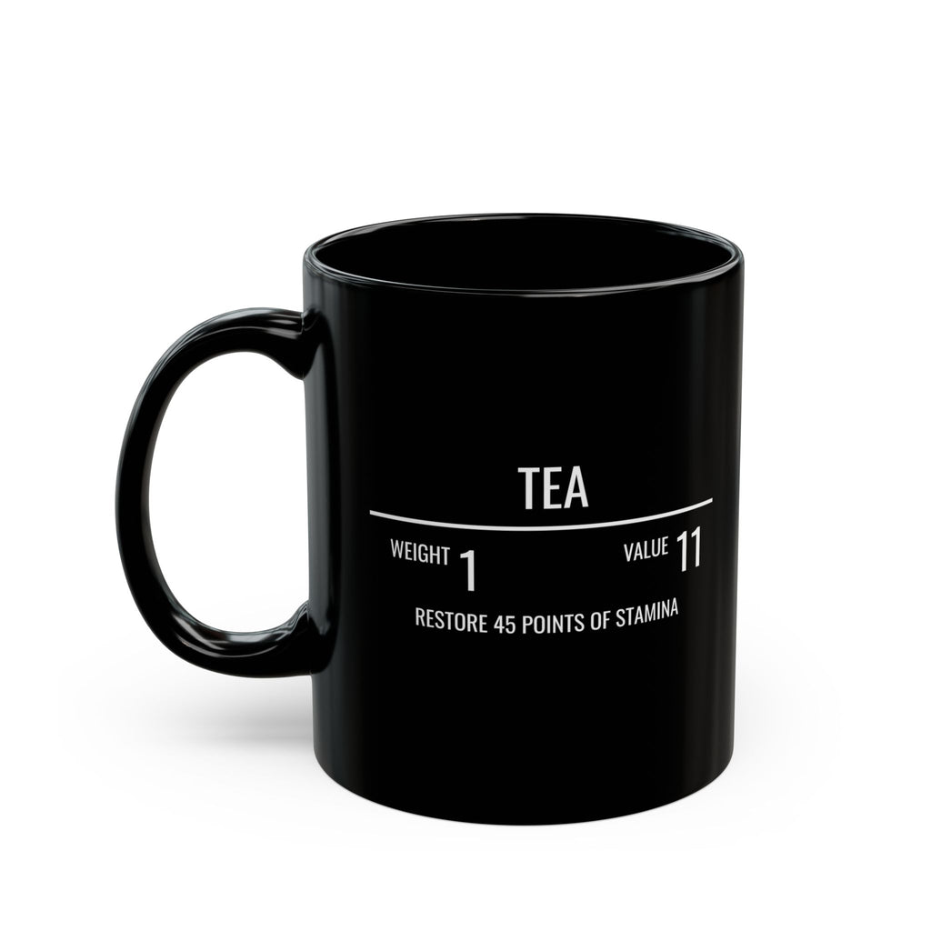 Tea RPG Black Mug