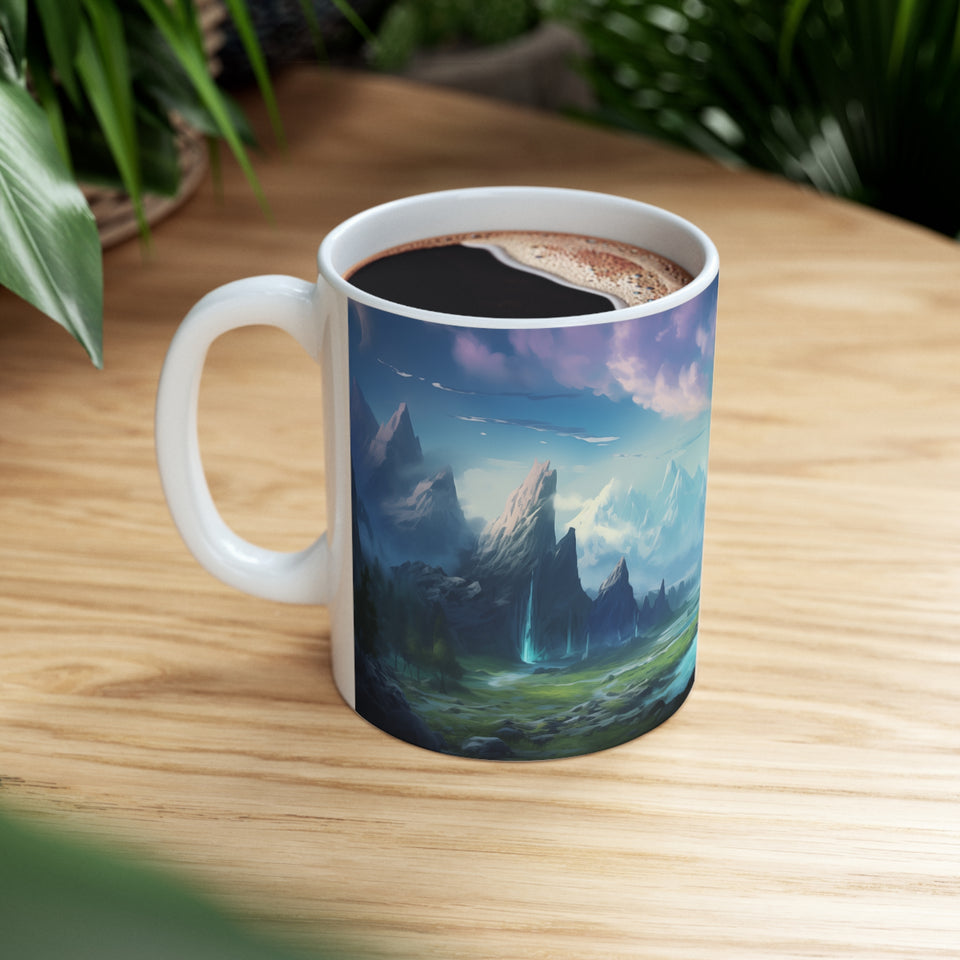 role playing game mug, fantasy mug, rpg mug, fantasy rpg coffee mug