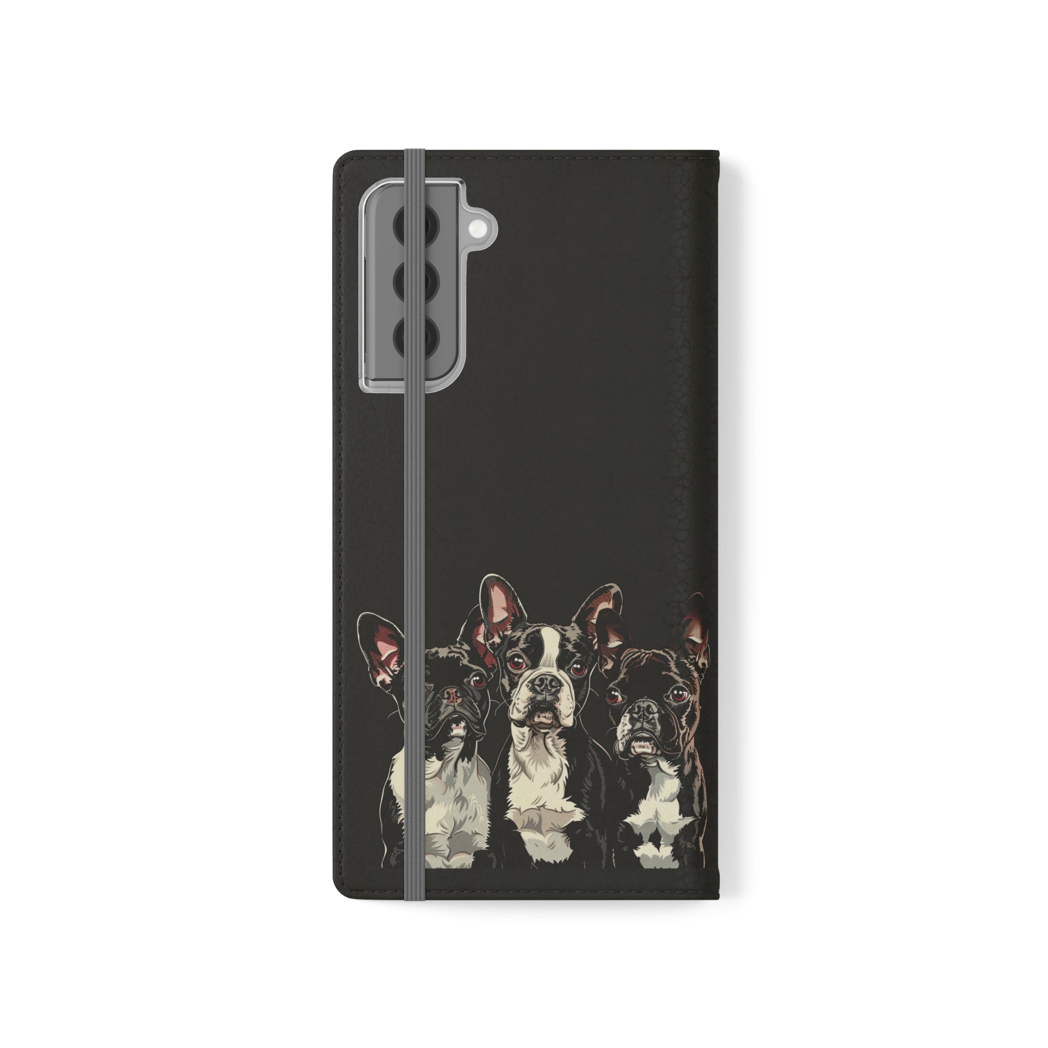 Boston Terrier Phone Case | Boston Terrier Wallet Phone Case | IPhone & Samsung Galaxy Boston Terrier Flip Cases