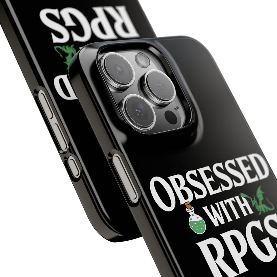 Premium Obsessed With RPGs iPhone Case | Role Playing Game Slim Phone Cases