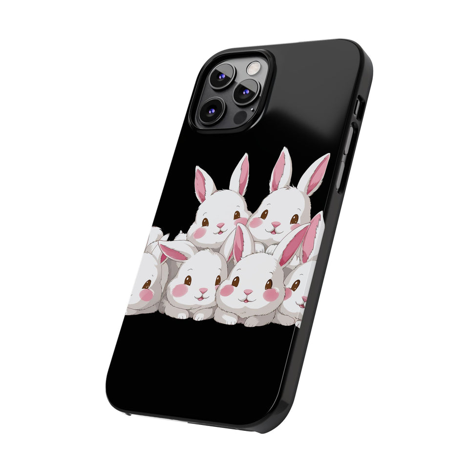 Premium Cute Rabbit iPhone Case | Rabbit Gifts Slim Phone Cases