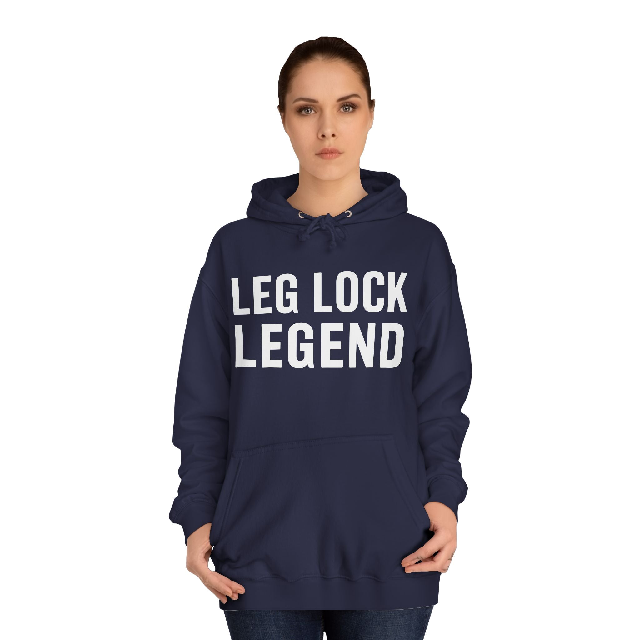 Leg Lock Legend BJJ Unisex College Hoodie | Brazilian Jiu Jitsu Gift Hoodie