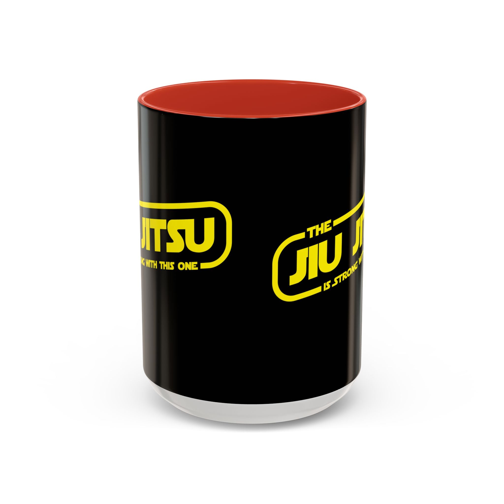 Brazilian Jiu Jitsu The Jiu Jitsu Is Strong With This One | BJJ Accent Coffee Mug
