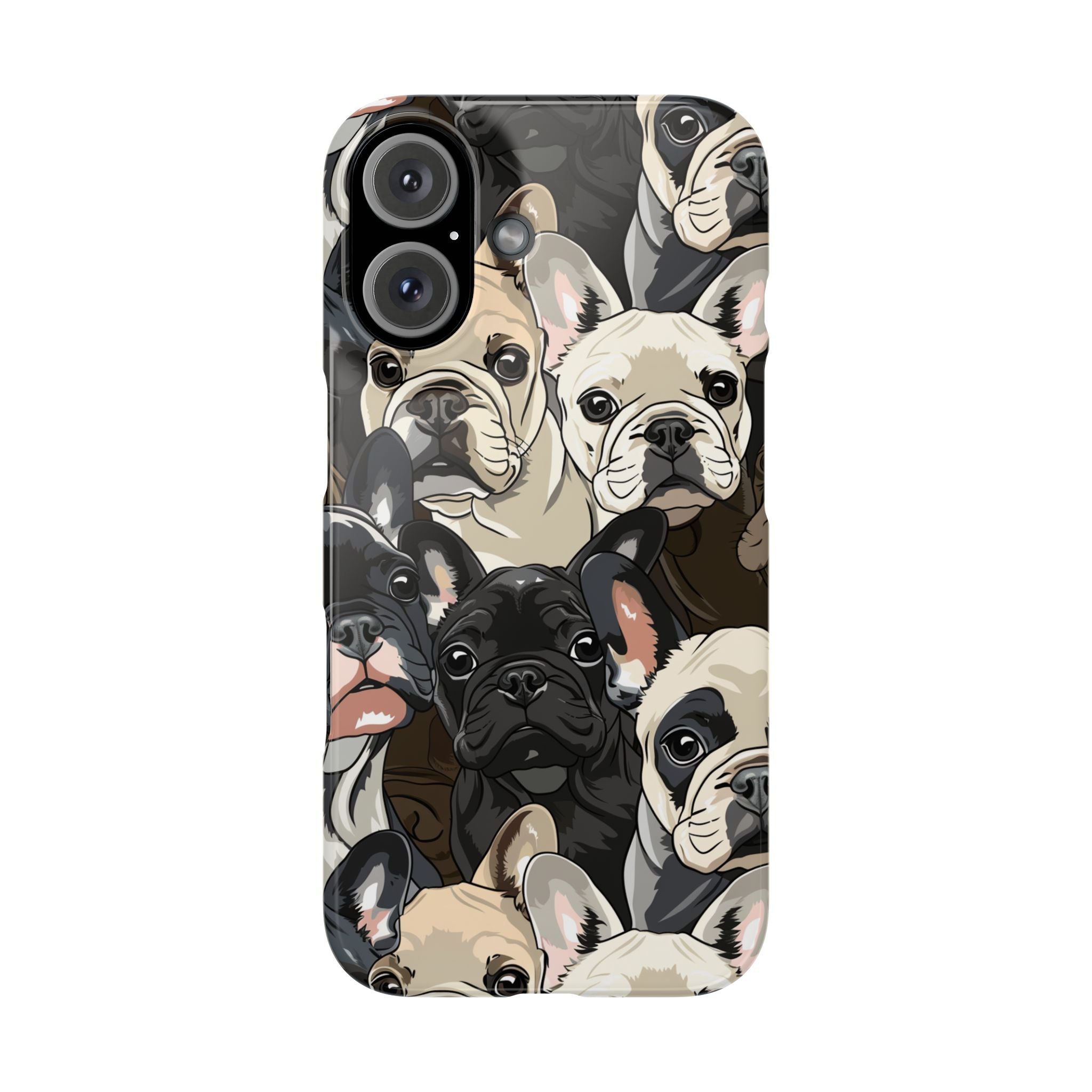 Premium French Bulldogs iPhone Case | Cute Frenchie Gifts Slim Phone Cases Main image