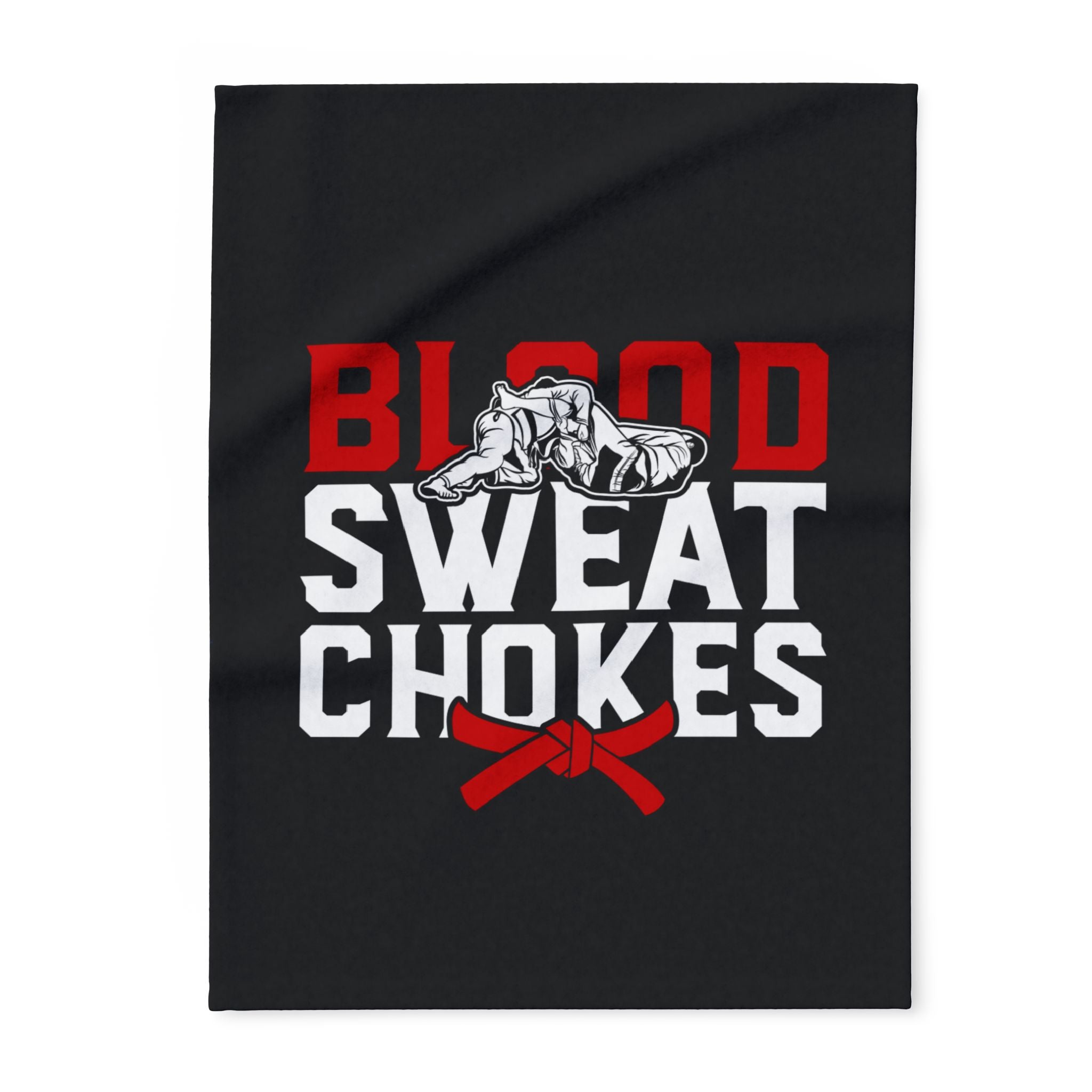 Brazilian Jiu Jitsu Blanket | Blood Sweat Chokes BJJ Arctic Fleece Blanket