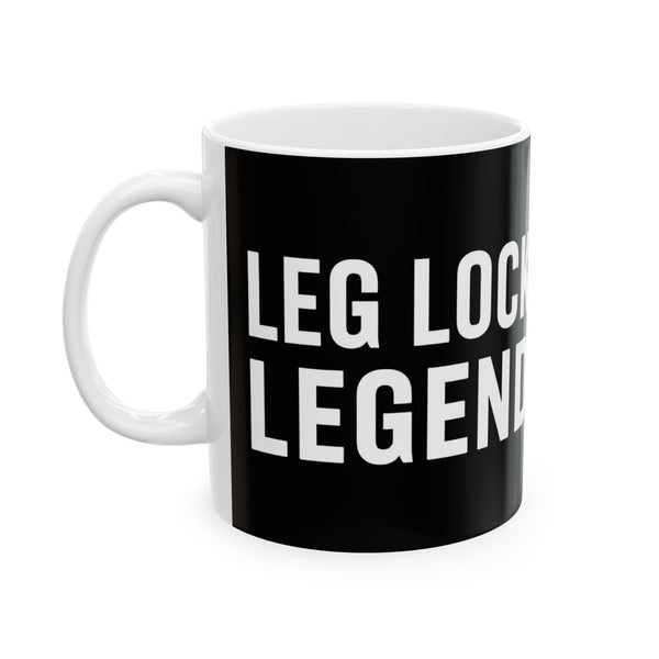Brazilian Jiu Jitsu Leg Lock Legend BJJ Ceramic Mug | Brazilian Jiu Jitsu Gifts (11oz)
