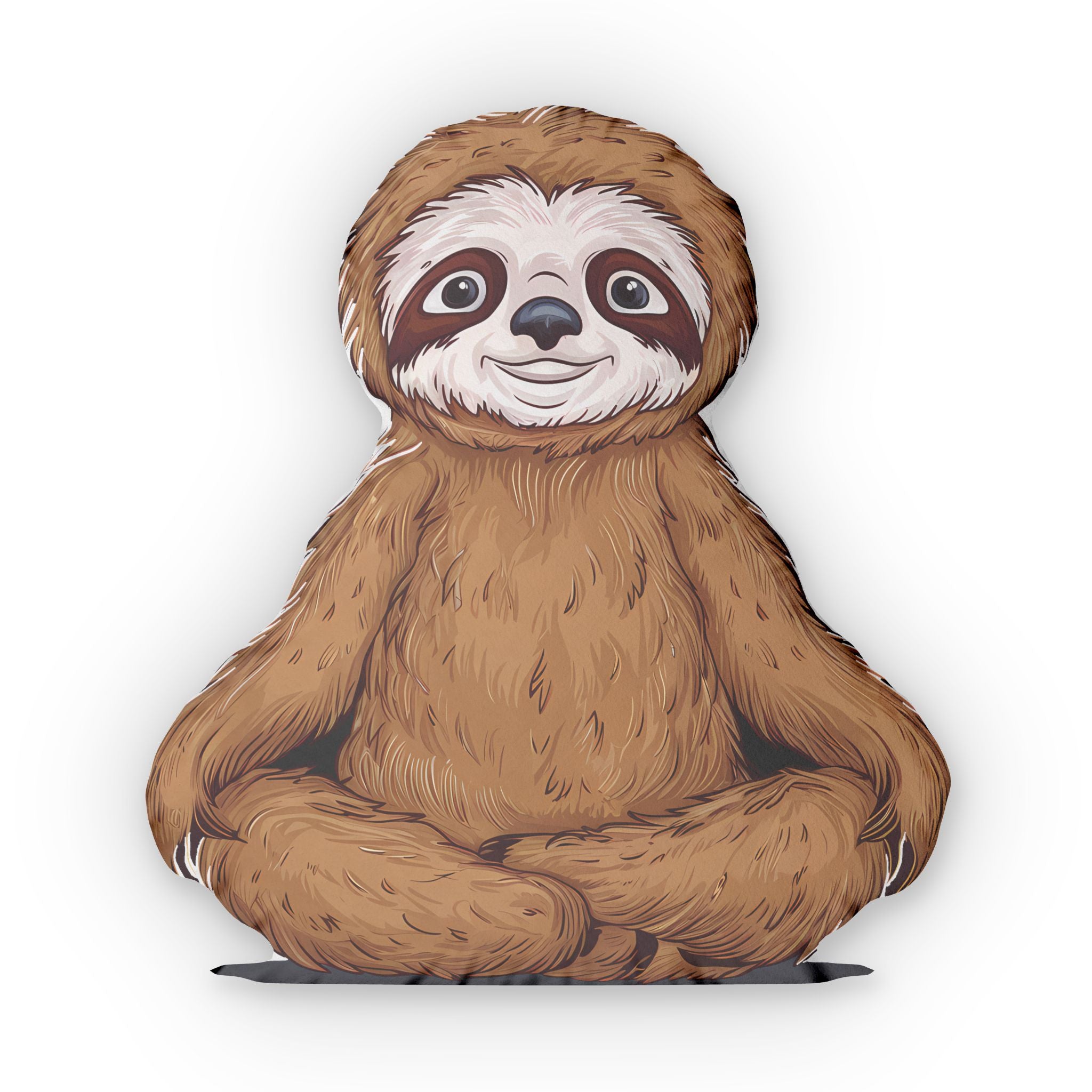 Yoga Sloth Custom Shaped Pillow | Yoga Lover Gift Pillow