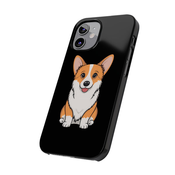 Cute Corgi Slim iPhone Case | Corgi Gift iPhone Case