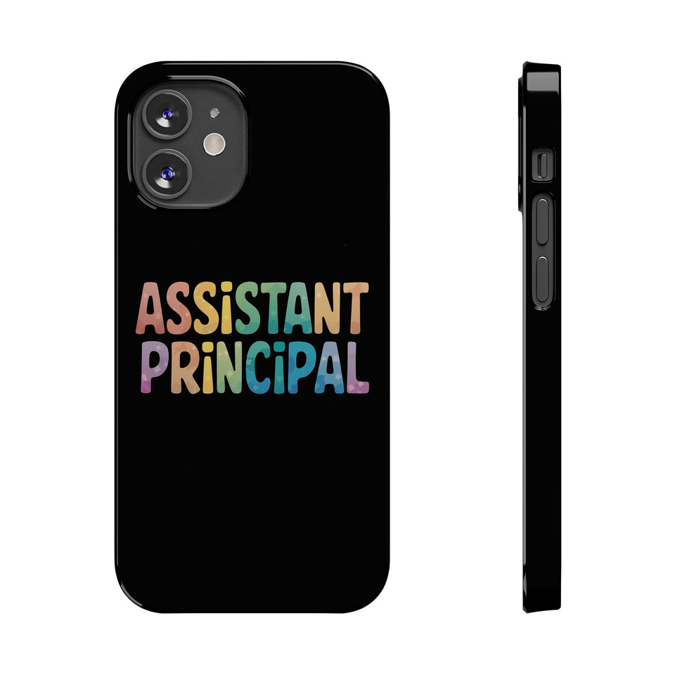 Premium Assistant Principal iPhone Case | Cute Assistant Principal Gifts Slim Phone Cases