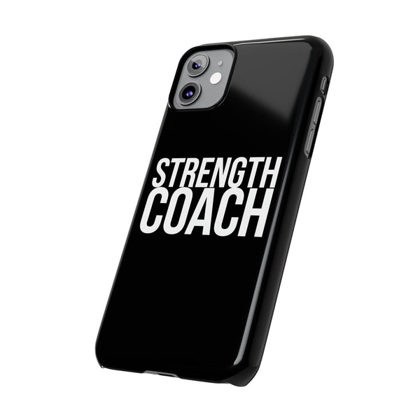 Premium Strength Coach iPhone Case | Strength Coach Gifts Slim Phone Cases