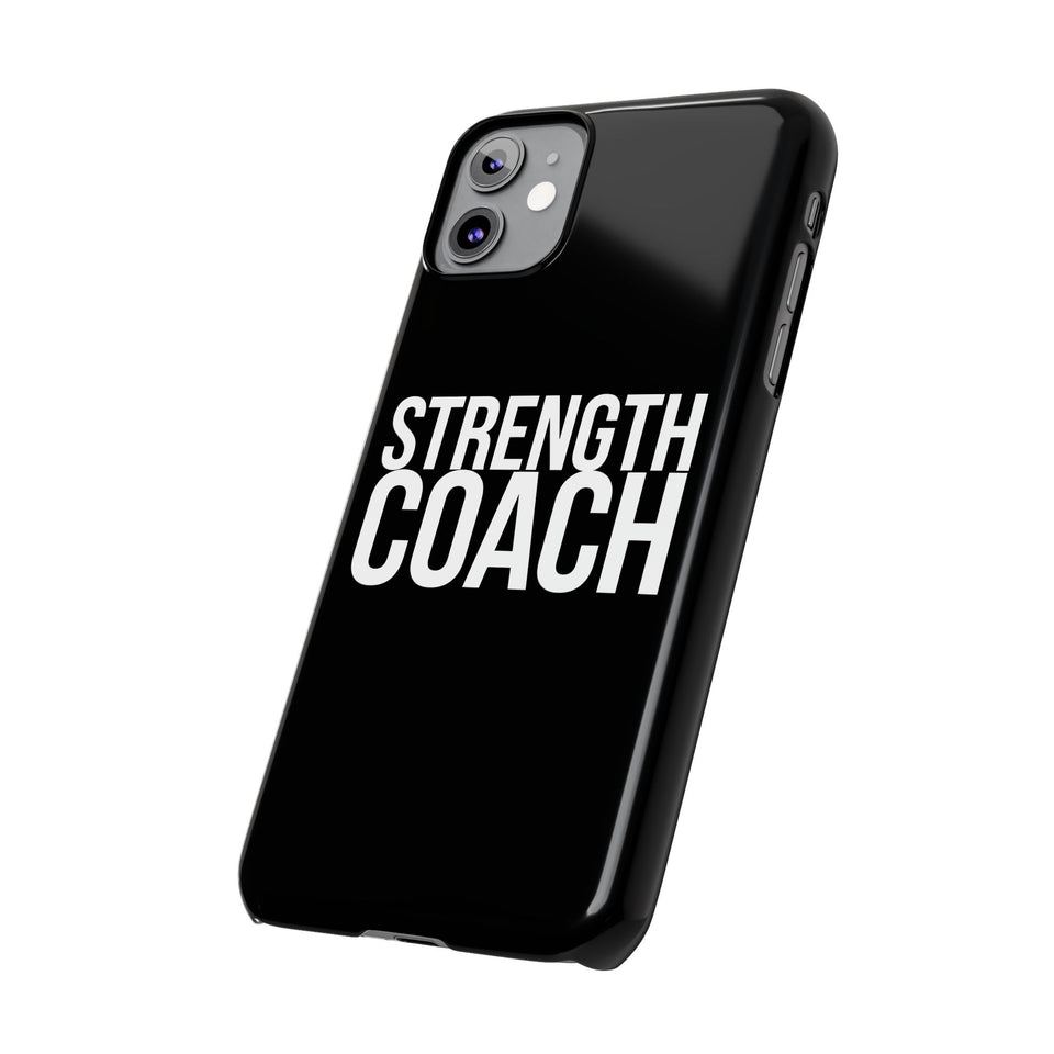 Premium Strength Coach iPhone Case | Strength Coach Gifts Slim Phone Cases