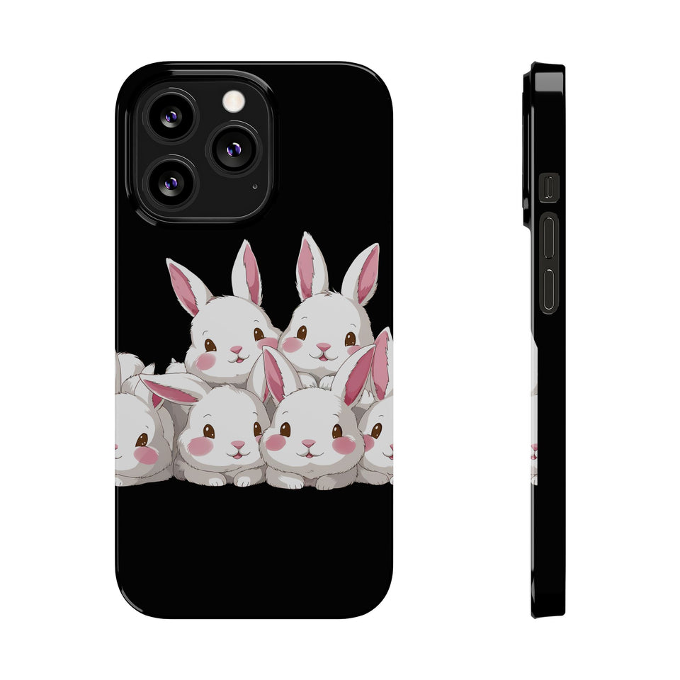 Premium Cute Rabbit iPhone Case | Rabbit Gifts Slim Phone Cases