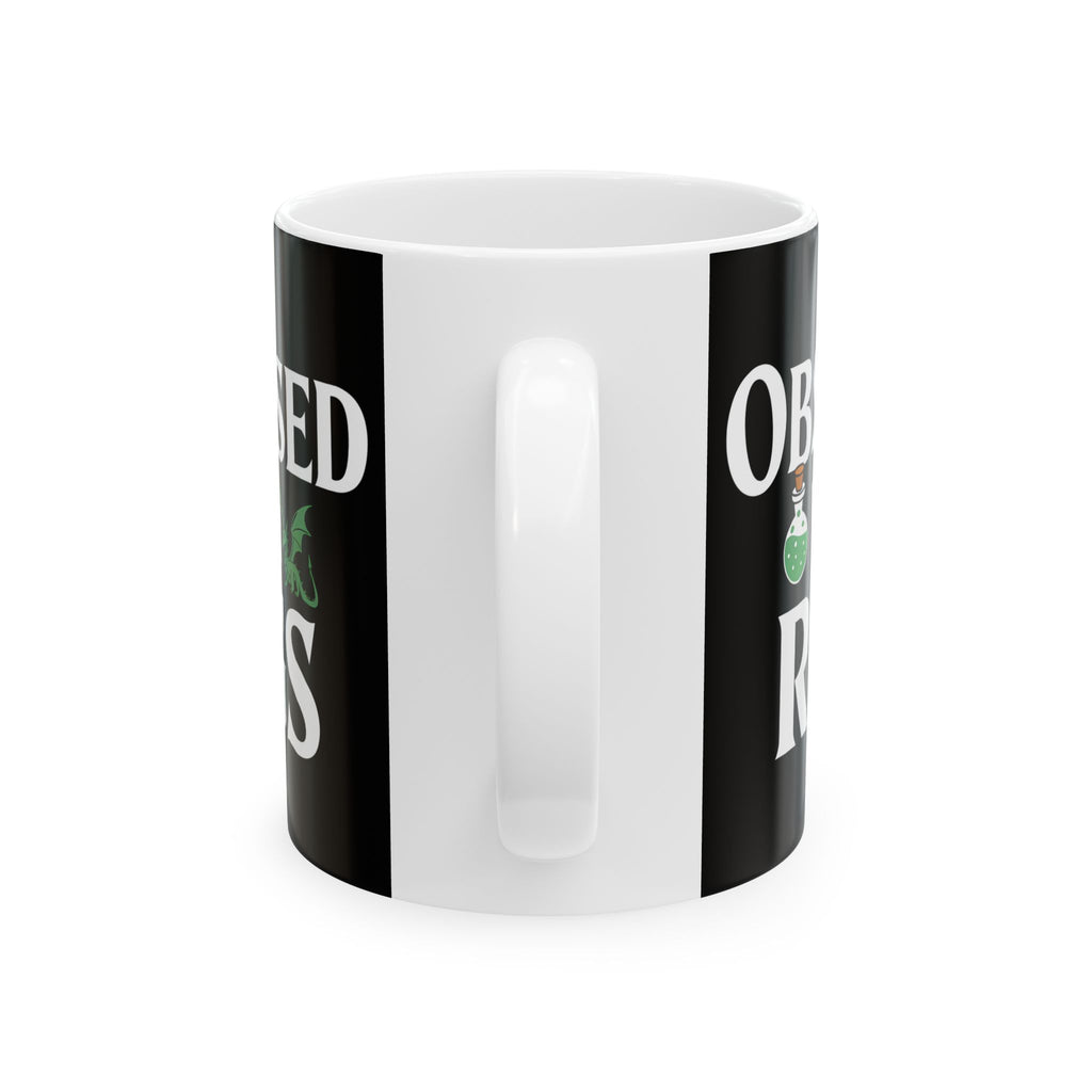 Obsessed With RPGs Ceramic Mug | Fantasy Role Playing Game Gifts (11oz)
