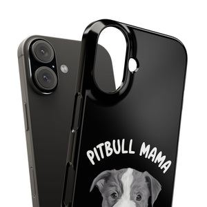 Premium Pitbull Mama iPhone Case | Pitbull Gifts Slim Phone Cases Premium Pitbull Mama iPhone Case | Pitbull Gifts Slim Phone Cases