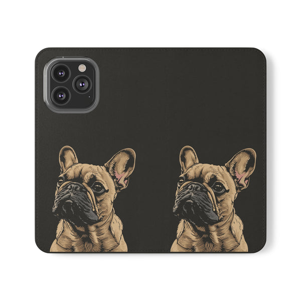 French Bulldog Phone Case | I Love My Frenchie Wallet Phone Case Gifts | IPhone & Samsung Galaxy French Bulldog Flip Cases